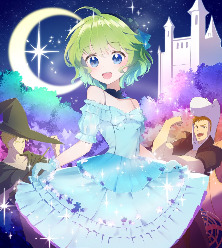 nino, cinderella, linus, and lloyd (fire emblem and 2 more) drawn by kwz_ini