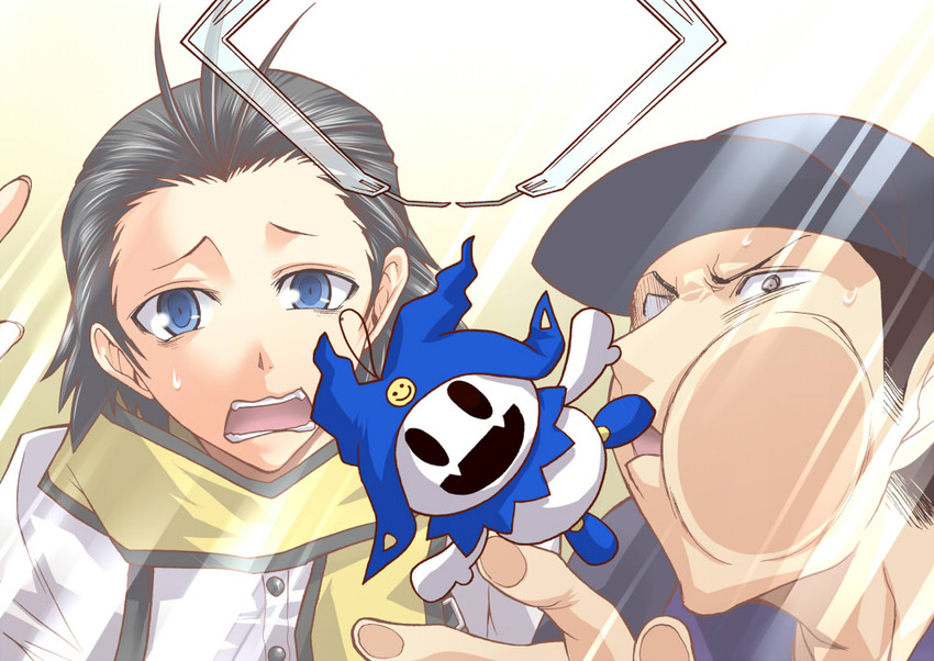 mochizuki ryouji, iori junpei, and jack frost (persona and 1 more) drawn by segami_daisuke