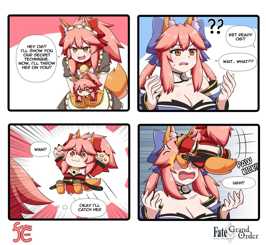 tamamo, tamamo no mae, and tamamo cat (fate and 2 more) drawn by keita_naruzawa