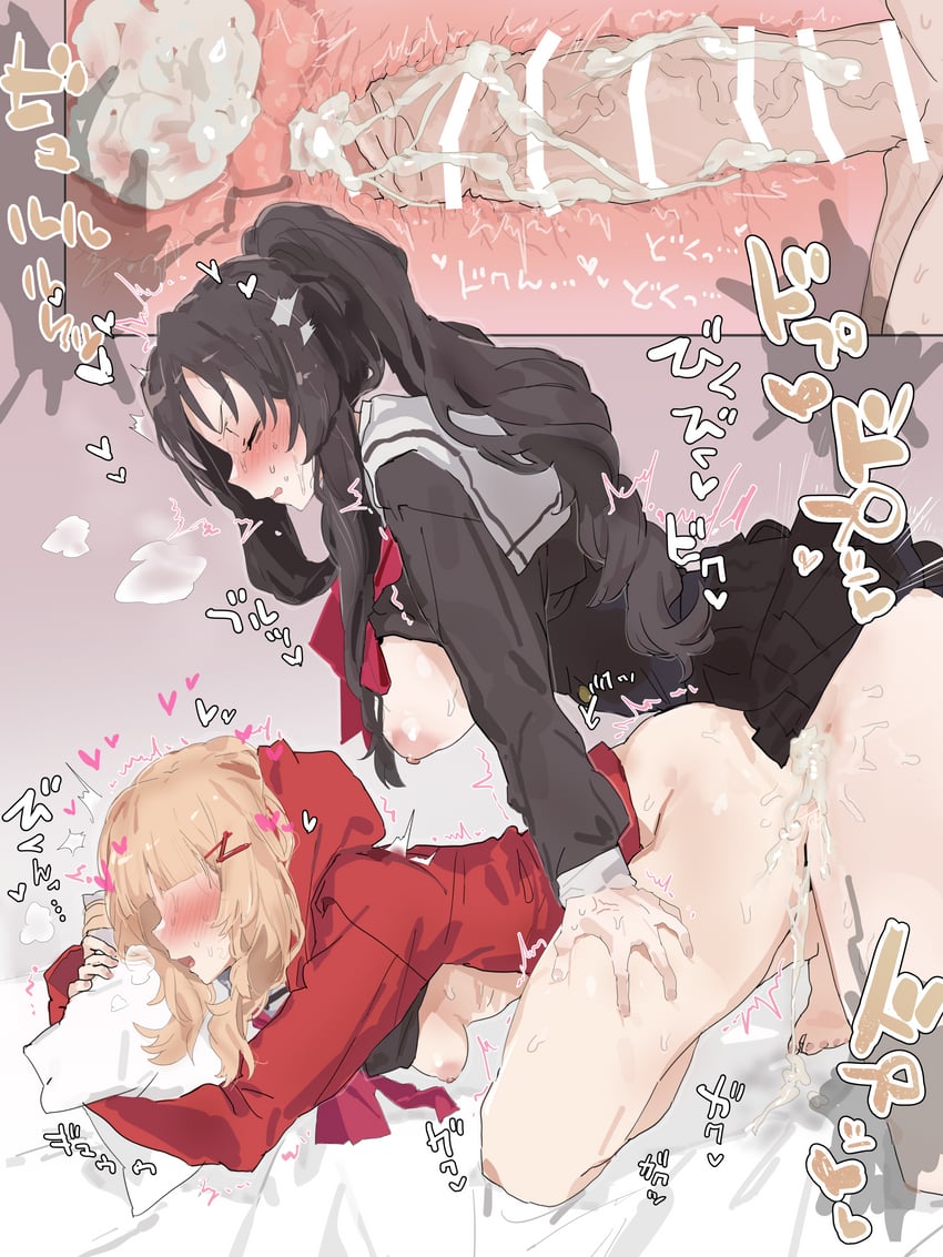 akikaze rui and tanaka yuyuko (shoujo kageki revue starlight and 1 more) drawn by mekyokyopon