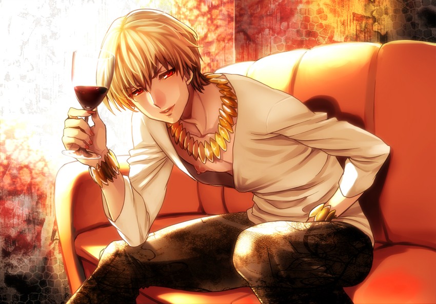 gilgamesh (fate and 2 more) drawn by riko_(k_riko)