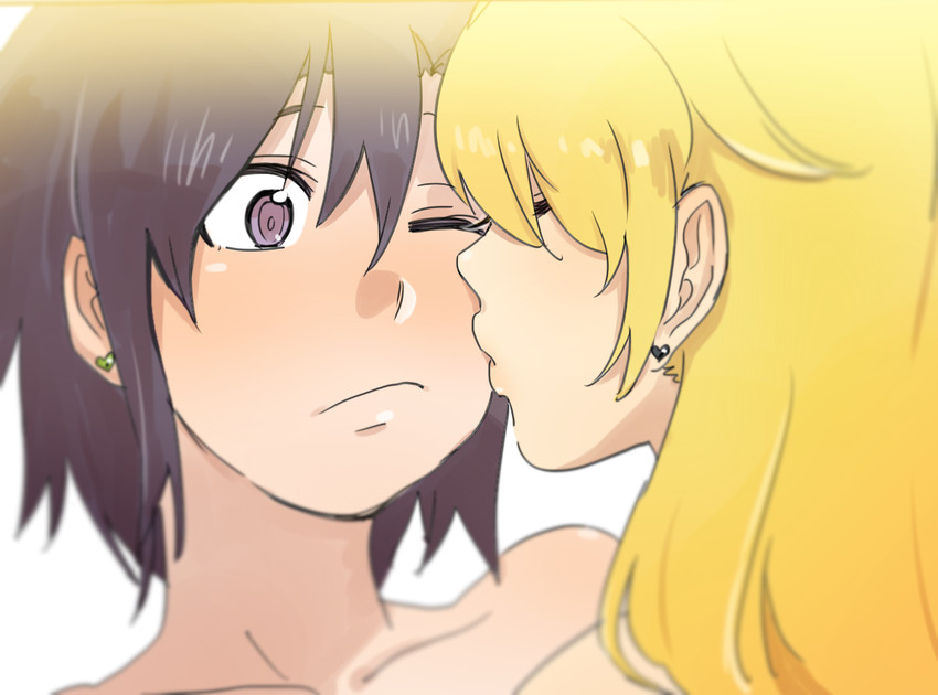 hoshii miki and kikuchi makoto (idolmaster) drawn by pito_(sh02327)
