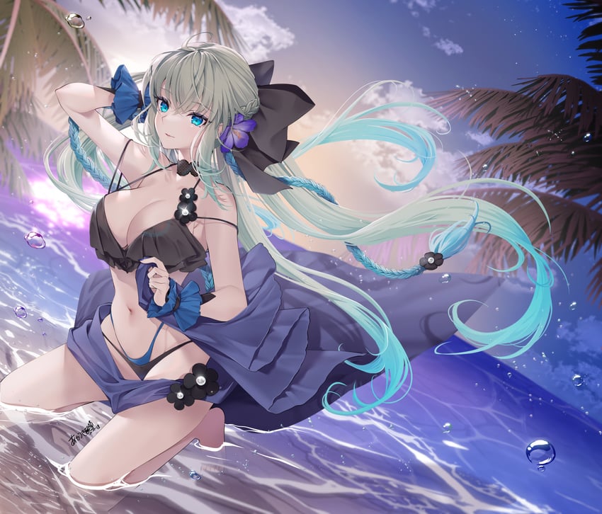 morgan le fay (fate and 2 more) drawn by akatsuki_hijiri