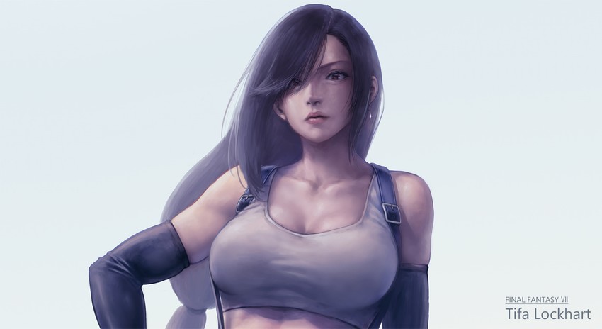tifa lockhart (final fantasy and 2 more) drawn by mao_san