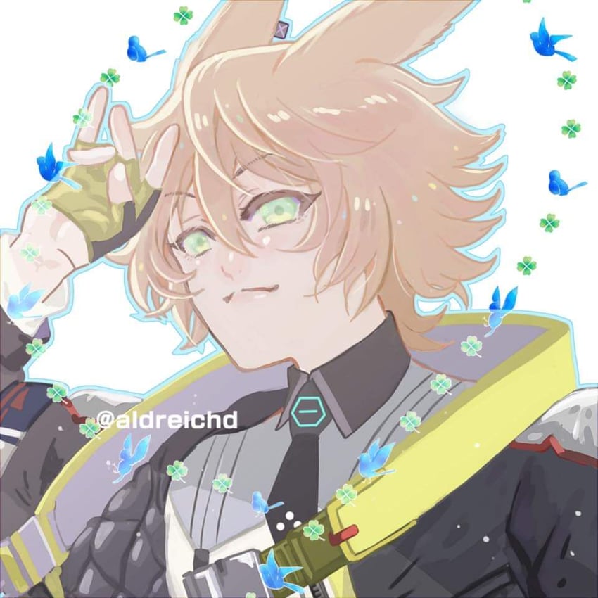 leonhardt (arknights) drawn by dark_kun