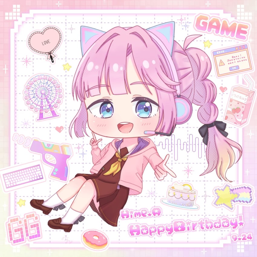 anyoji hime (love live! and 1 more) drawn by miimaru