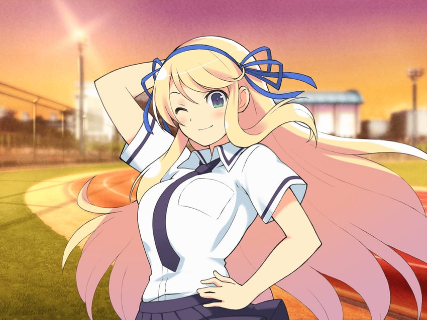katsuragi (senran kagura and 2 more) drawn by yaegashi_nan