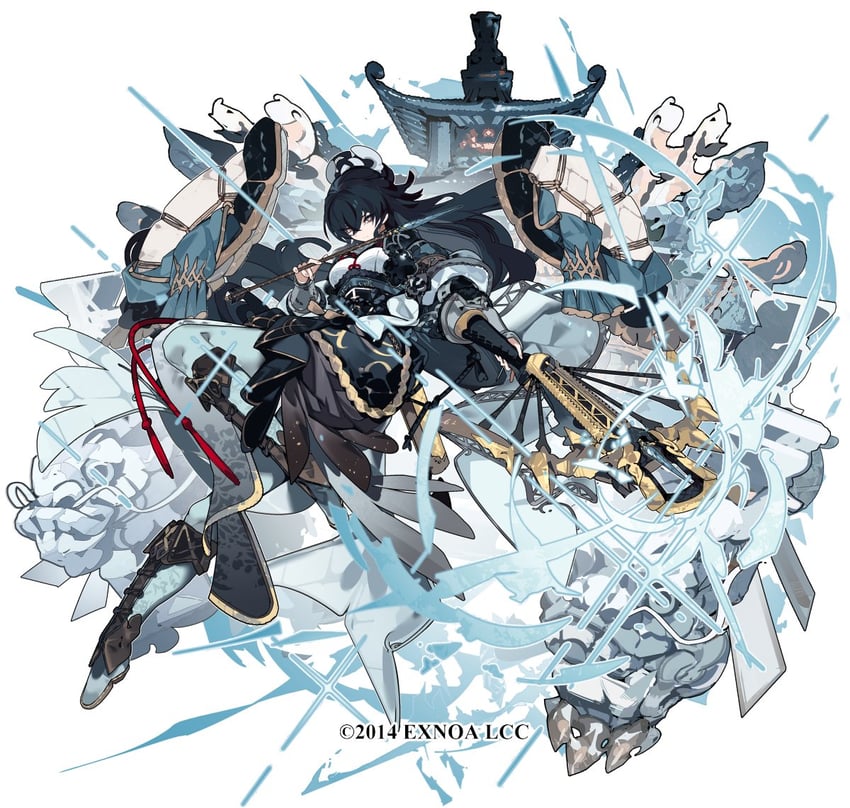 co loa castle (oshiro project:re) drawn by shiba_(s_hi_ba_)