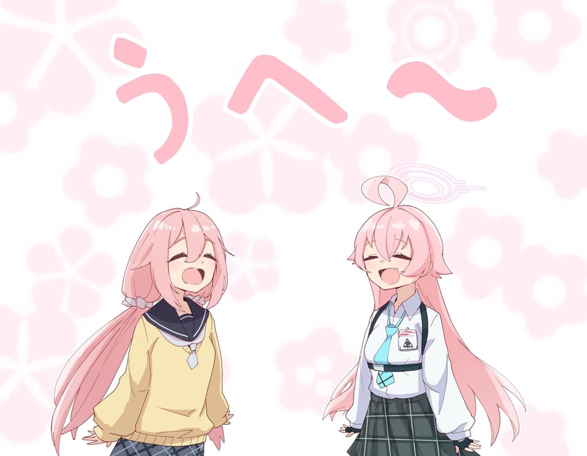 hoshino, kagamihara nadeshiko, and hanamori yumiri (blue archive and 1 more) drawn by suecovsky