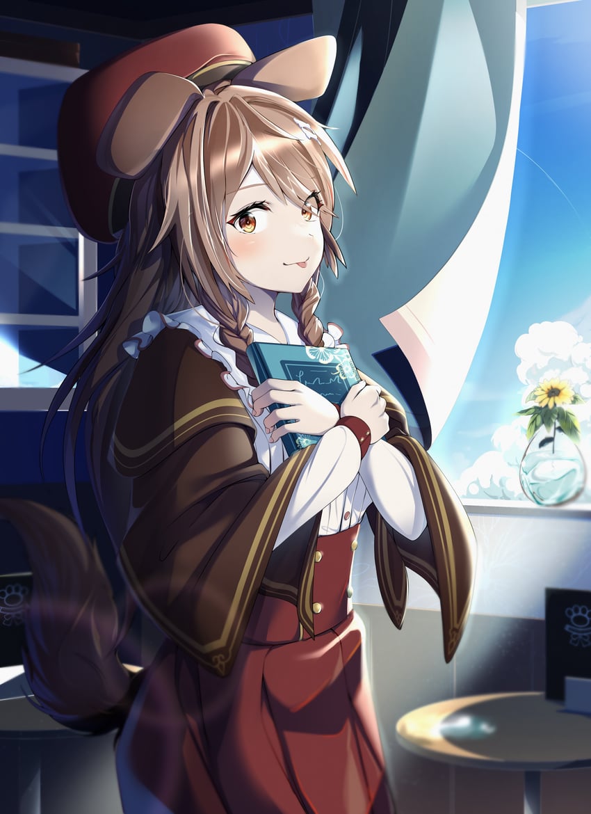 inugami korone (hololive) drawn by feathermage