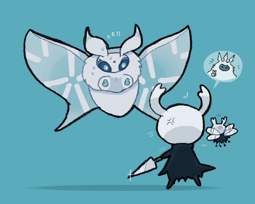 knight, frosmoth, and radiance (pokemon and 1 more) drawn by atapi