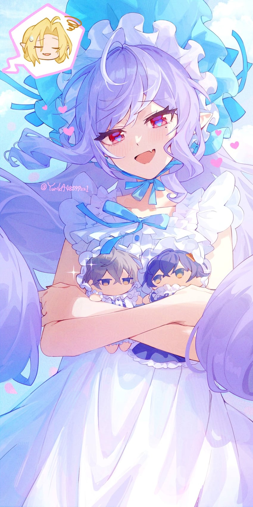 belle, wise, vivian banshee, and hugo vlad (zenless zone zero) drawn by yurika48597221