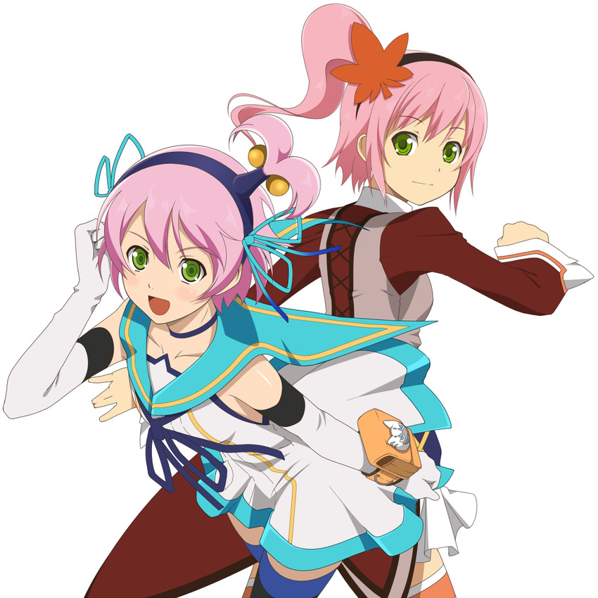 kanonno earhart and kanonno grassvalley (tales of and 3 more) drawn by mikeneko_(stray-sheep)