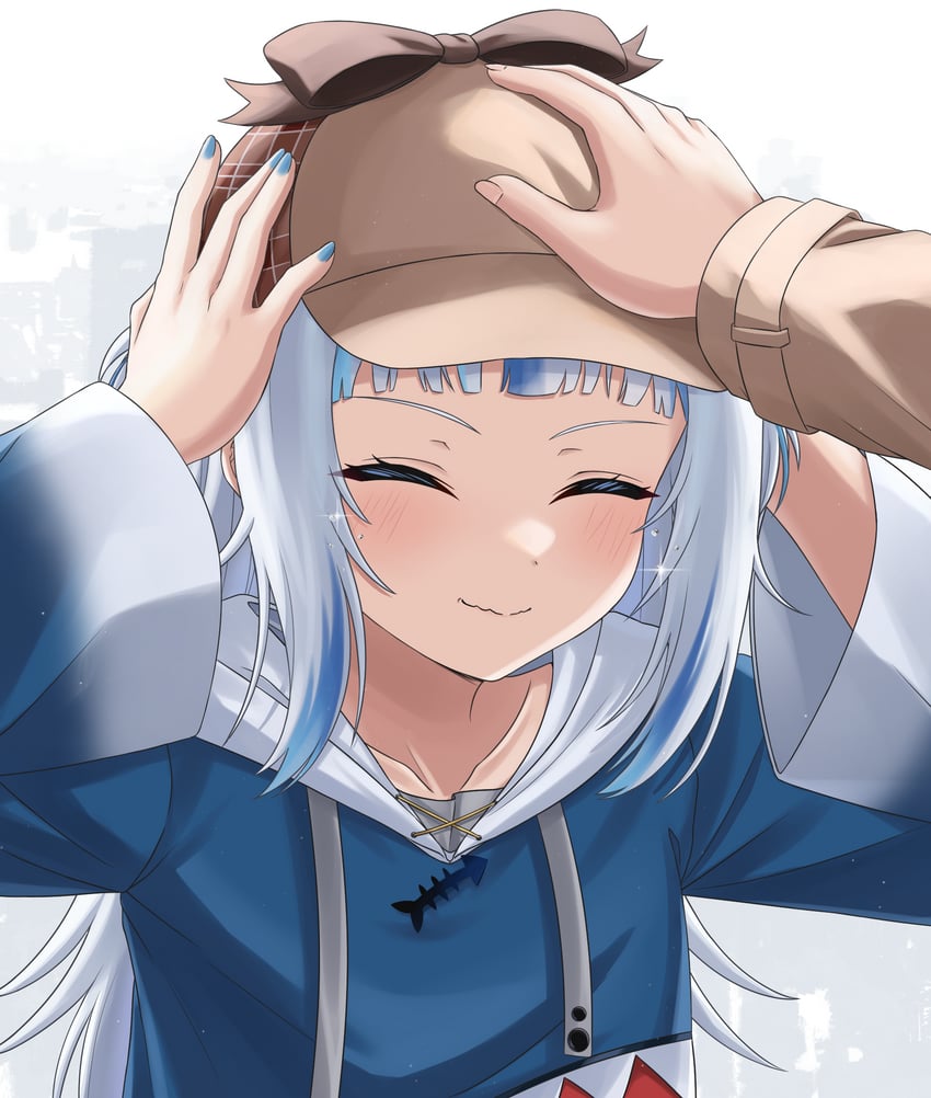 gawr gura and watson amelia (hololive and 1 more) drawn by gardavwar