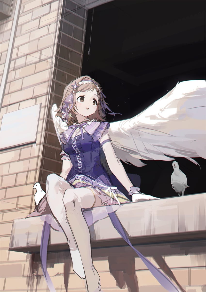 sakuragi mano (idolmaster and 1 more) drawn by zhili_xingzou