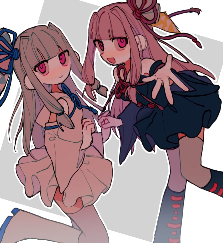 kotonoha akane and kotonoha aoi (voiceroid) drawn by ha_(uuuuu_0101)
