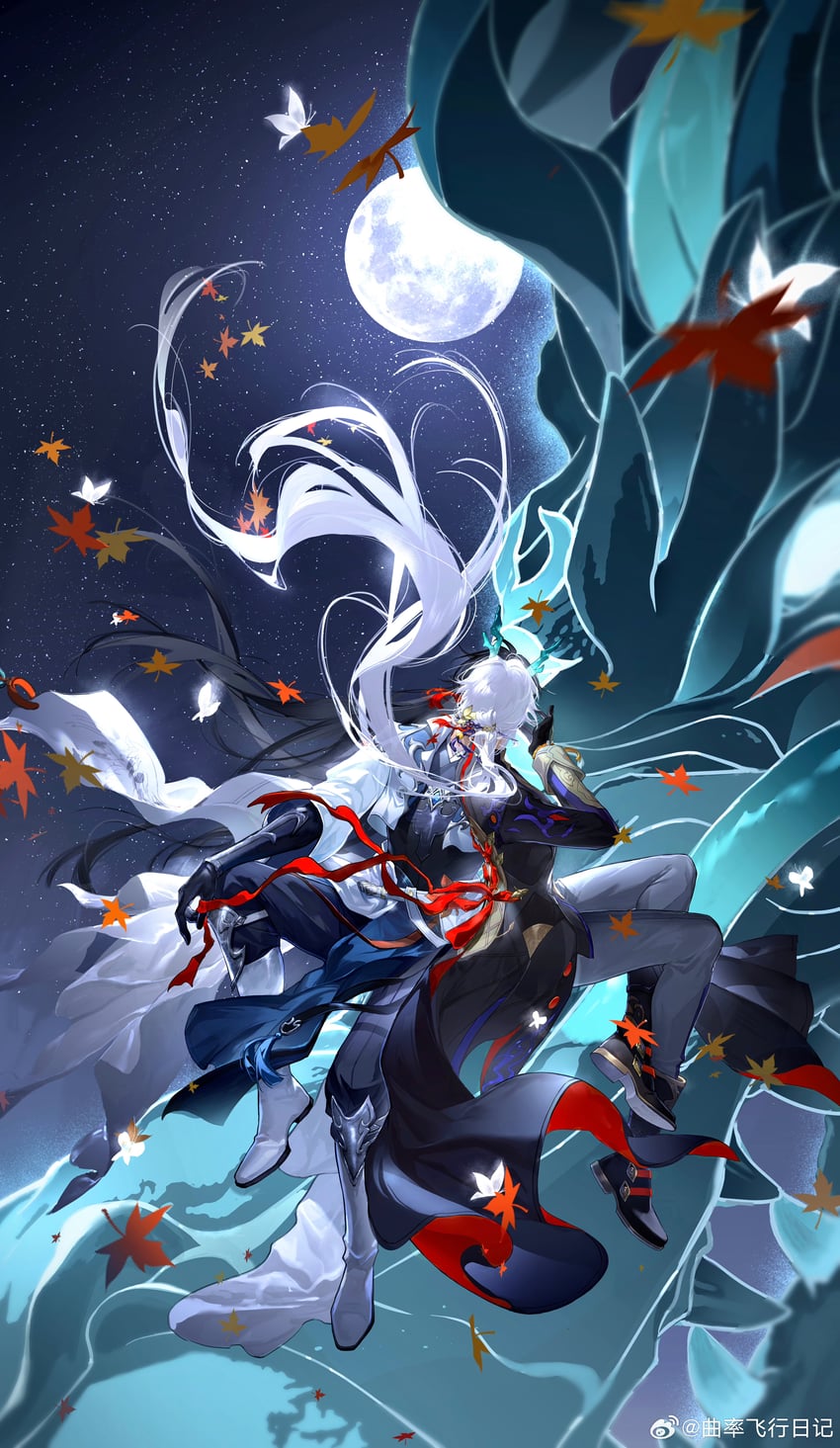 dan heng, blade, yingxing, and dan feng (honkai and 1 more) drawn by qing