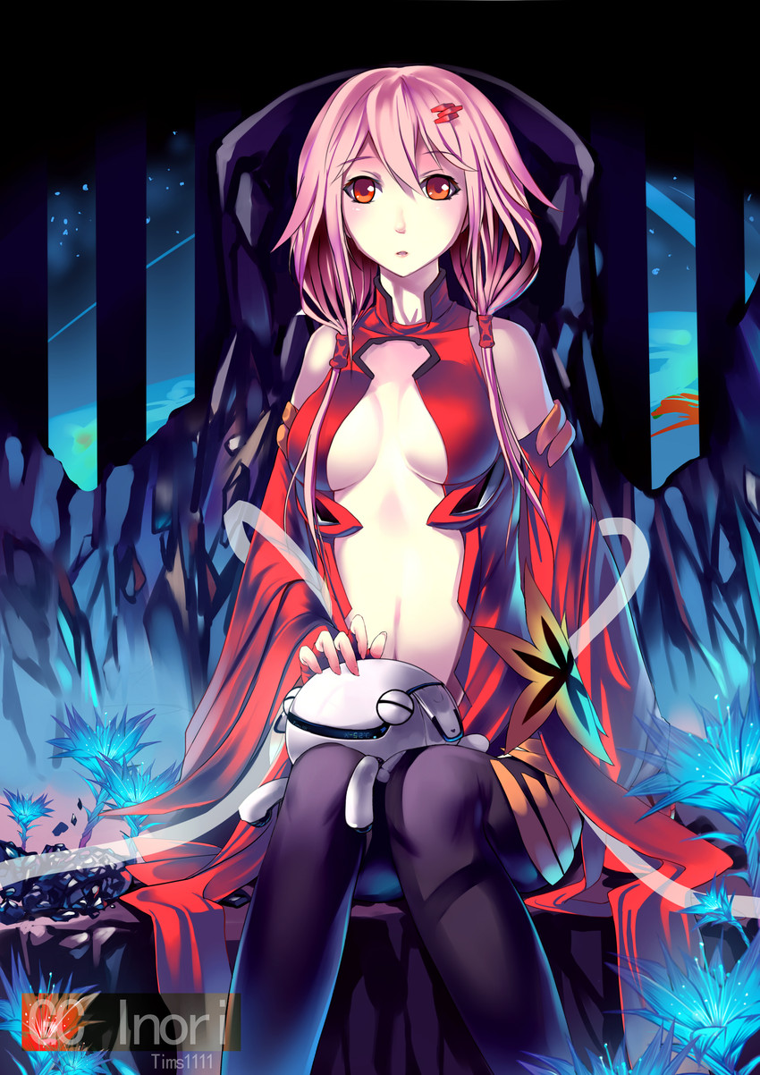yuzuriha inori and fyu-neru (guilty crown) drawn by mou_kankan