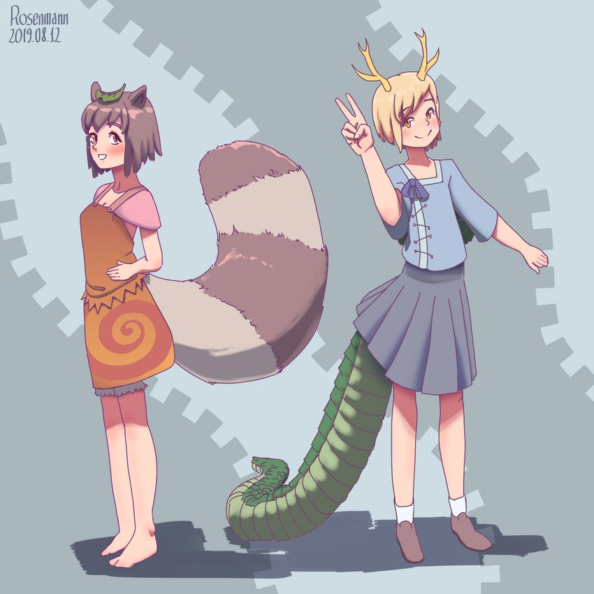 futatsuiwa mamizou and kicchou yachie (touhou and 1 more) drawn by rosenmann
