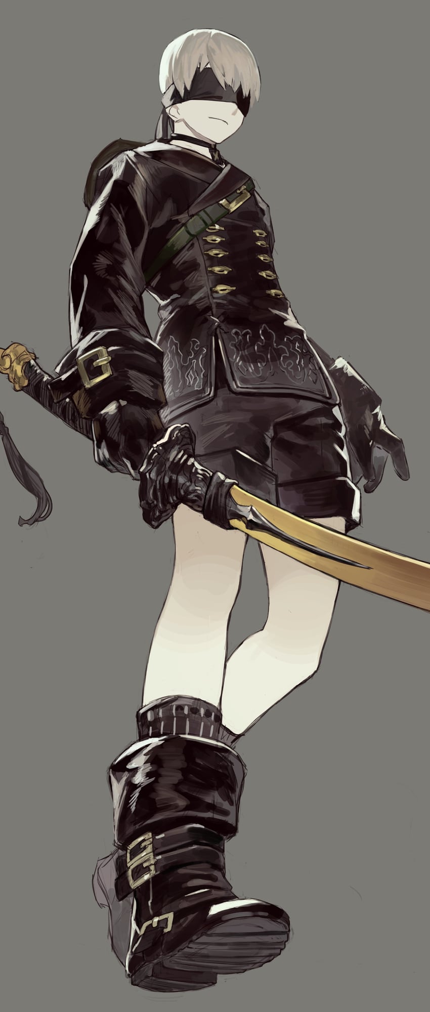 9s (nier and 1 more) drawn by p_(pm_611a)