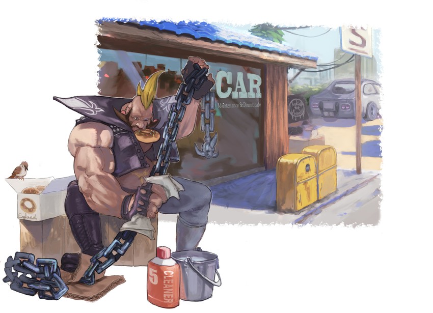birdie (street fighter and 1 more) drawn by sora-bakabon