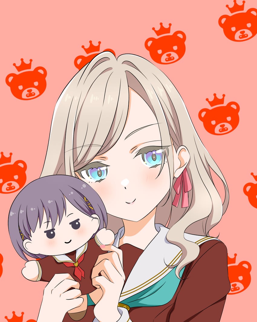 ceras yanagida lilienfeld and katsuragi izumi (love live! and 1 more) drawn by kujo_awenn
