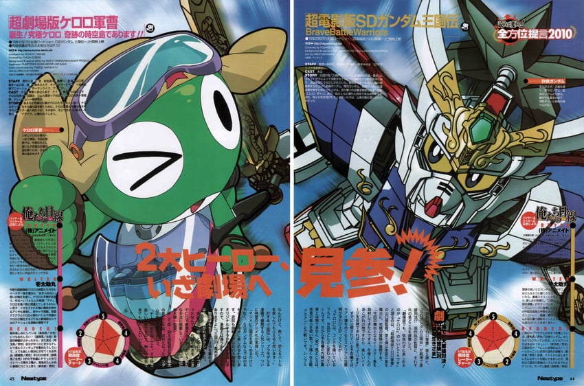 keroro (gundam and 3 more) drawn by takase_kenichi and yoshinobu_inano