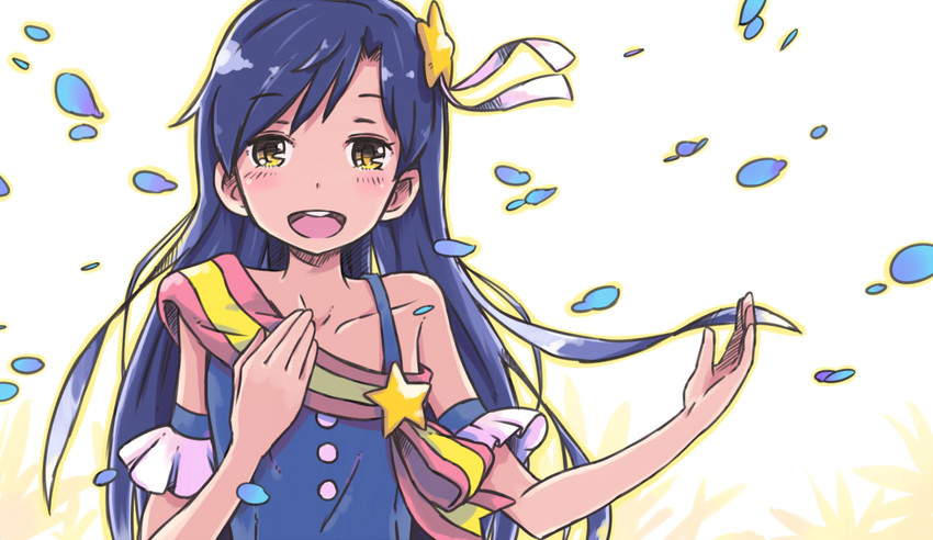 kisaragi chihaya (idolmaster and 1 more) drawn by ueshita