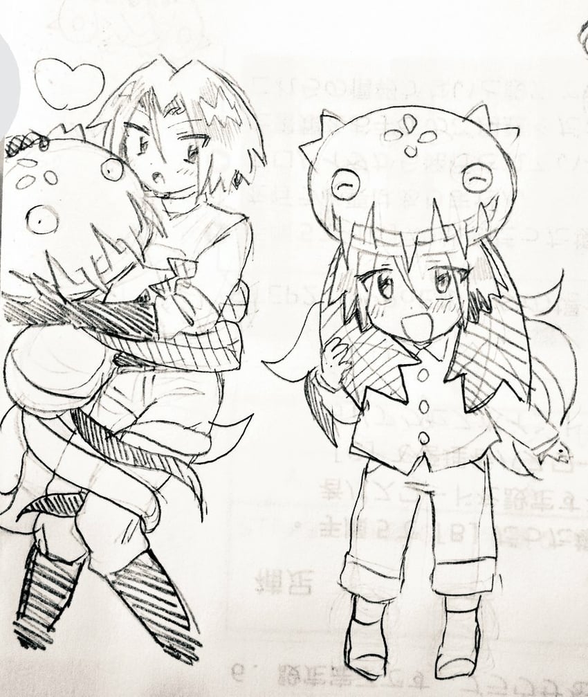 james and carnivine (pokemon and 1 more) drawn by ameya_(okemu_ame)