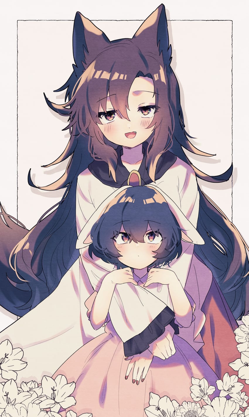 inaba tewi and imaizumi kagerou (touhou) drawn by haruwaka_064