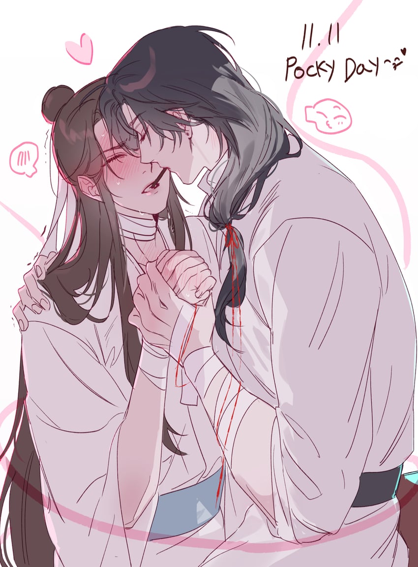 xie lian and hua cheng (tianguan cifu) drawn by hambi