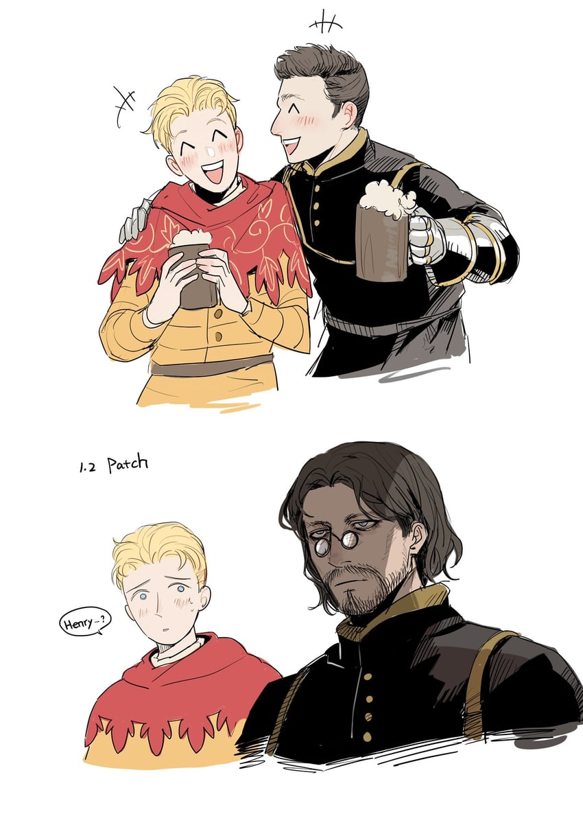 henry of skalitz and hans capon (kingdom come: deliverance ii) drawn by tworain_w
