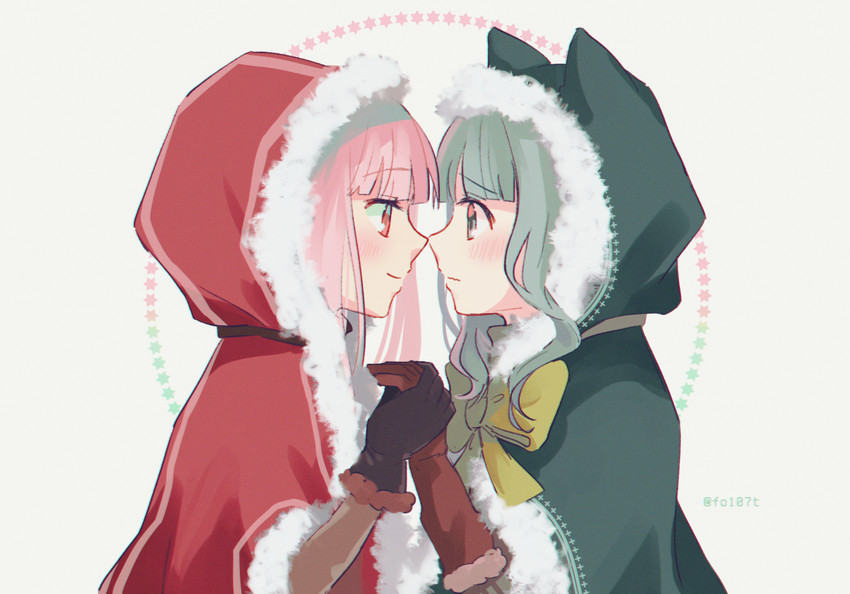 tamaki iroha and futaba sana (mahou shoujo madoka magica and 1 more) drawn by totte