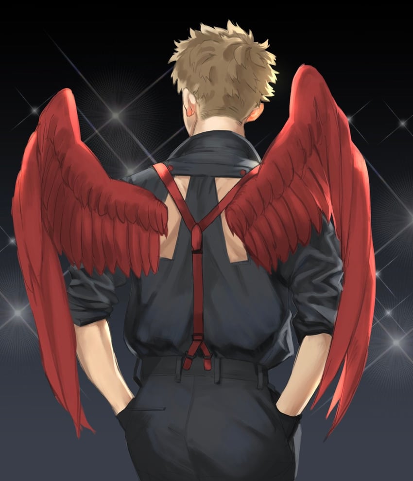 hawks (boku no hero academia) drawn by kogu_(nue_insideout)