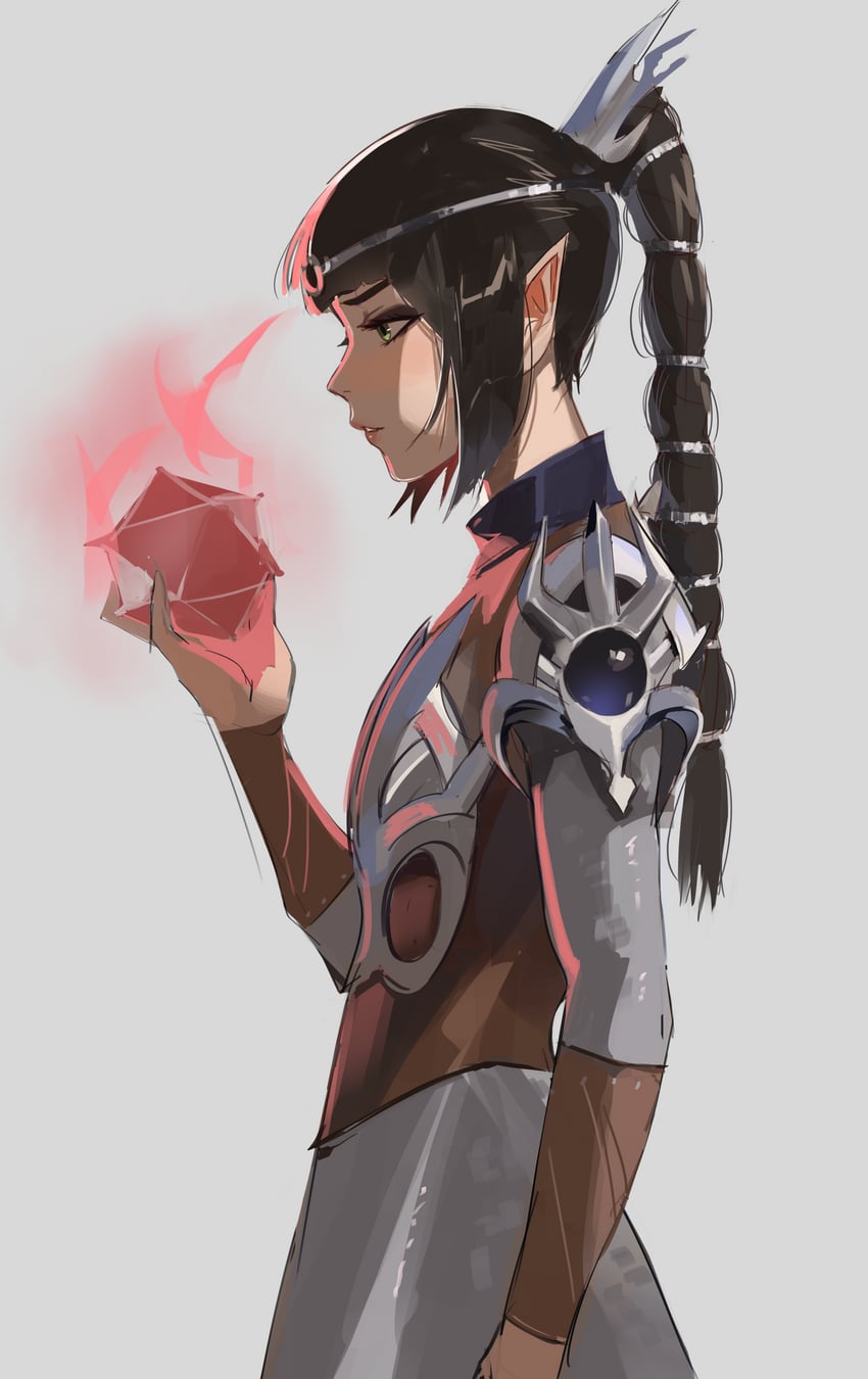 shadowheart (dungeons & dragons and 2 more) drawn by shedar