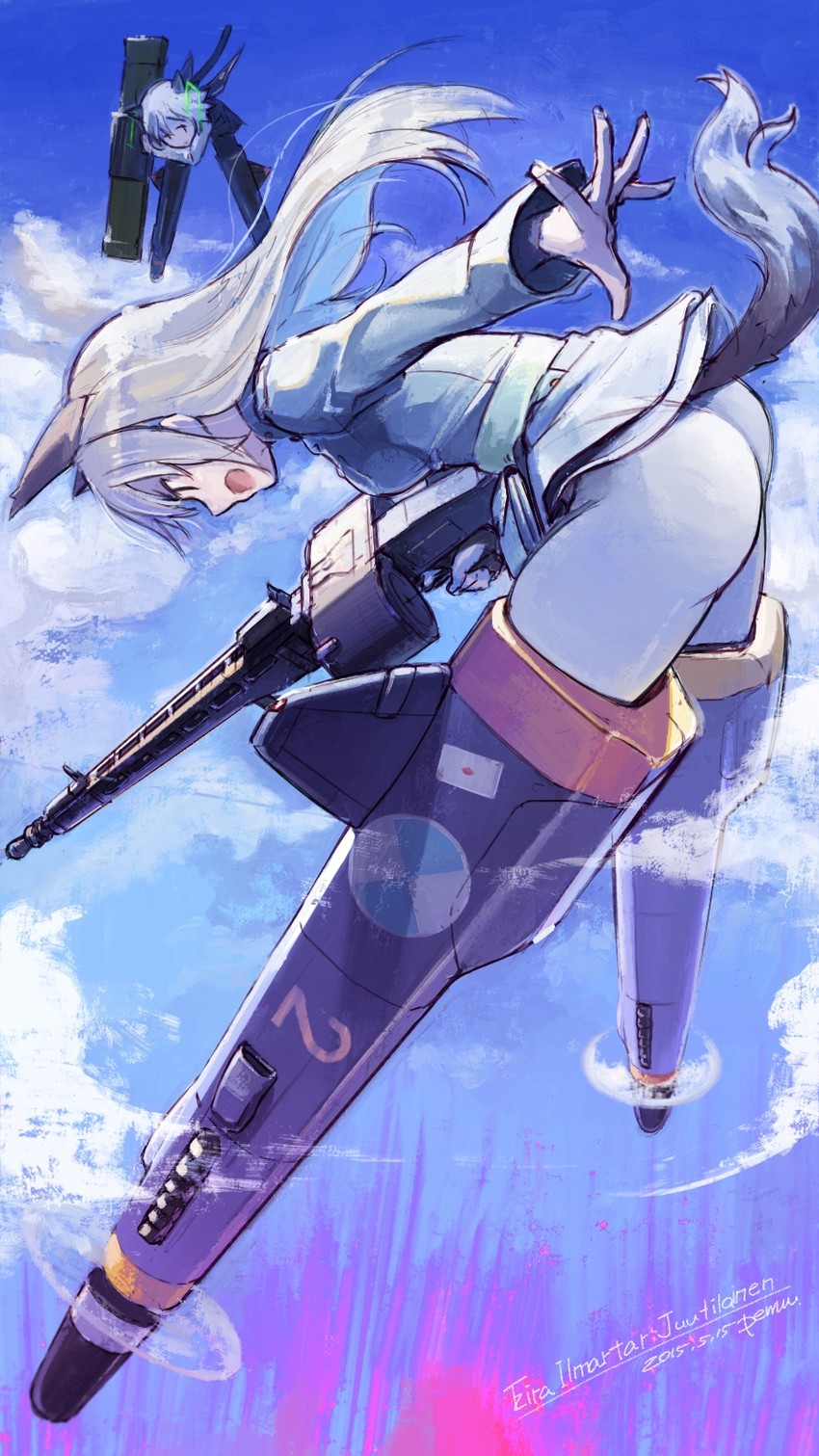 sanya v. litvyak and eila ilmatar juutilainen (world witches series and 1 more) drawn by pemu