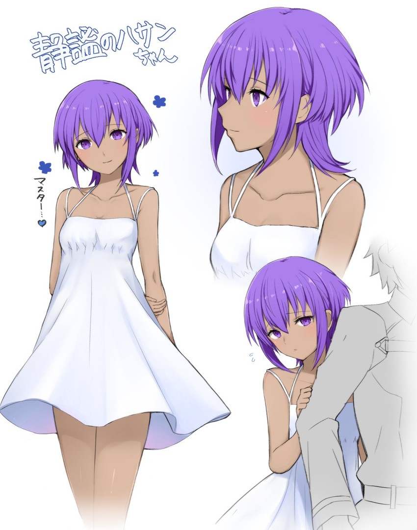 fujimaru ritsuka and hassan of serenity (fate and 3 more) drawn by ito_(silk9f)