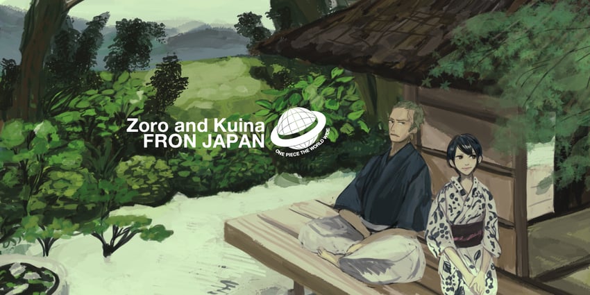 roronoa zoro and shimotsuki kuina (one piece) drawn by motch225