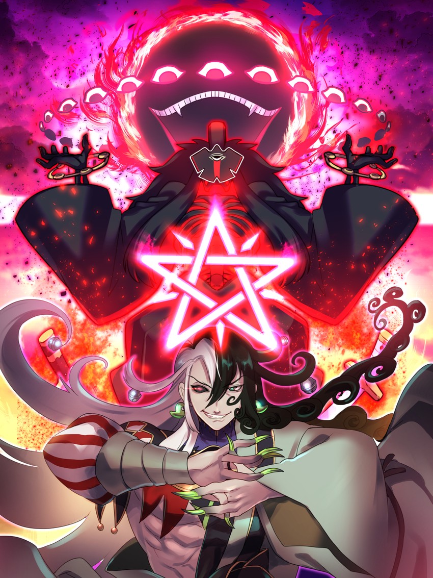 ashiya douman and akimitsu-dono (fate and 1 more) drawn by matsumoto_tomoyohi