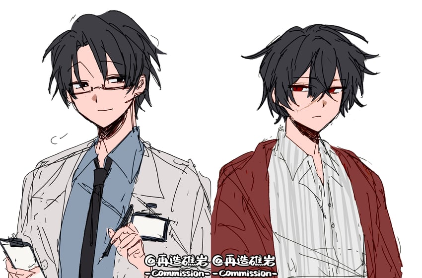 li huowang and qing wanglai (dao gui yi xian) drawn by asansama