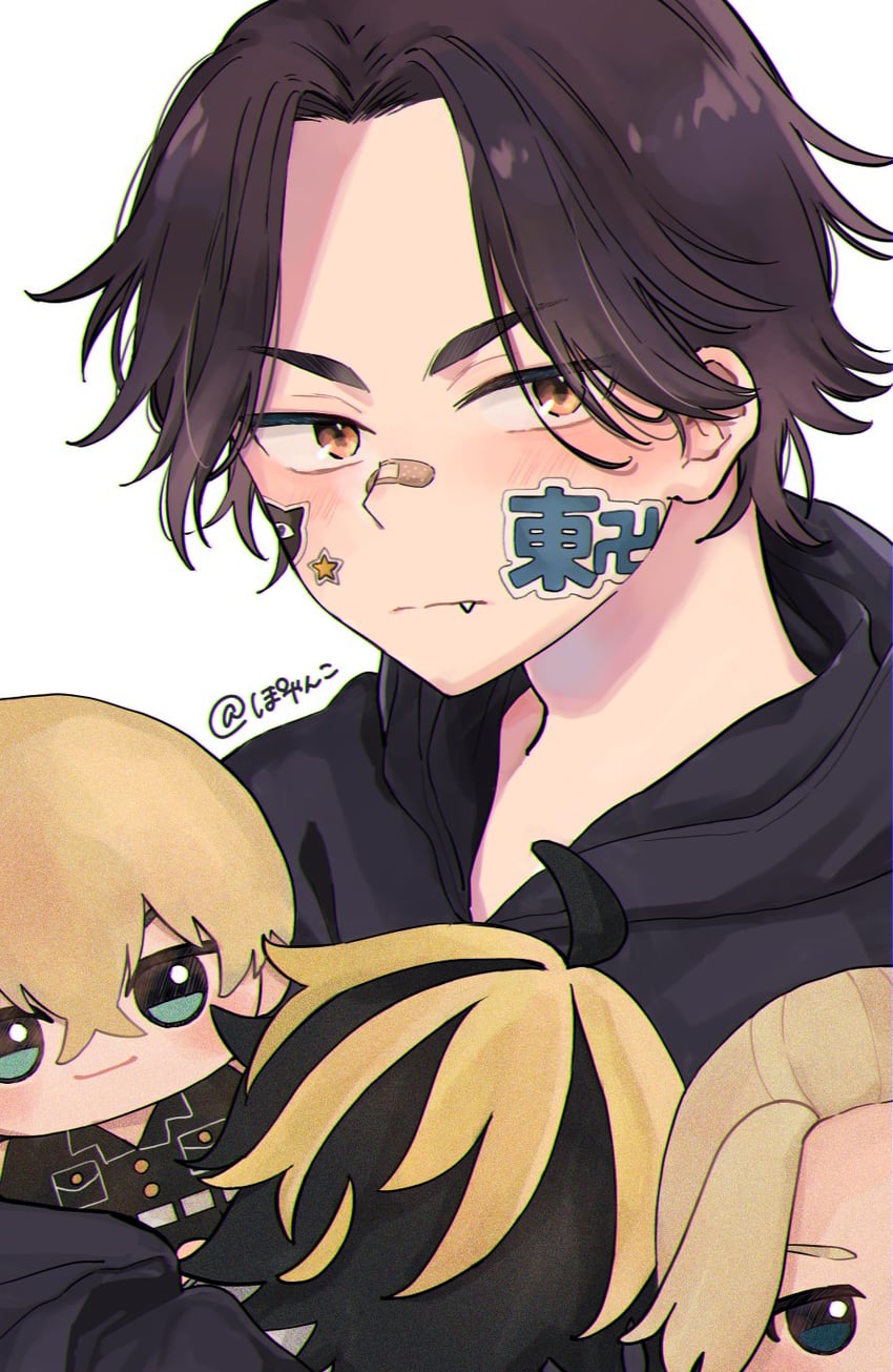 sano manjirou, matsuno chifuyu, baji keisuke, and hanemiya kazutora (tokyo revengers) drawn by poyan_08