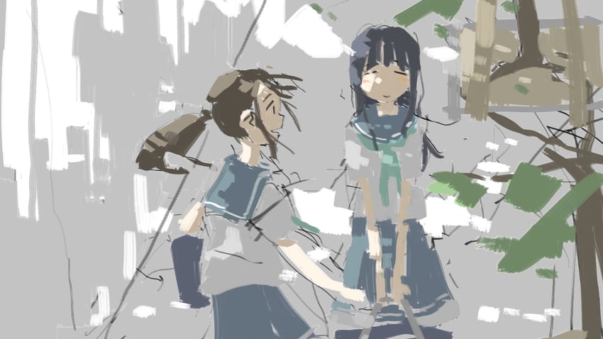 yoroizuka mizore and kasaki nozomi (hibike! euphonium and 1 more) drawn by tsukumizu_yuu