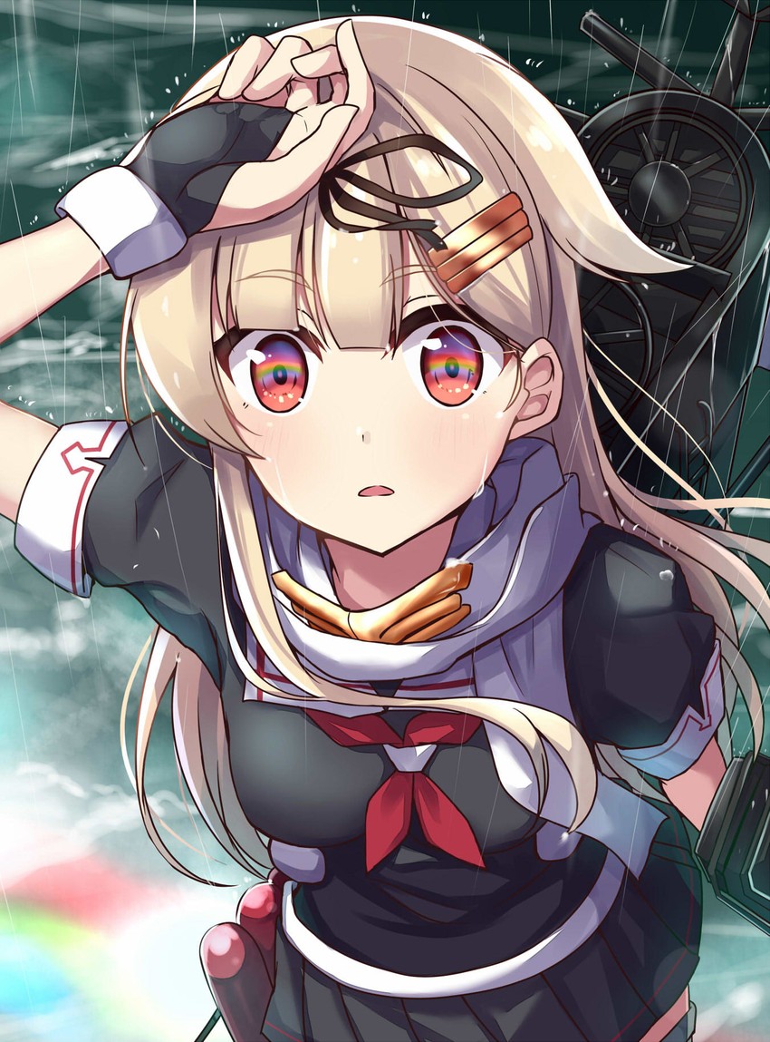 yuudachi and yuudachi kai ni (kantai collection) drawn by soramuko