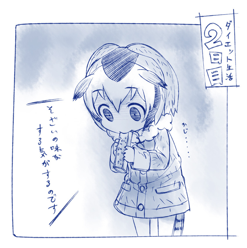 northern white-faced owl (kemono friends) drawn by nekomamire
