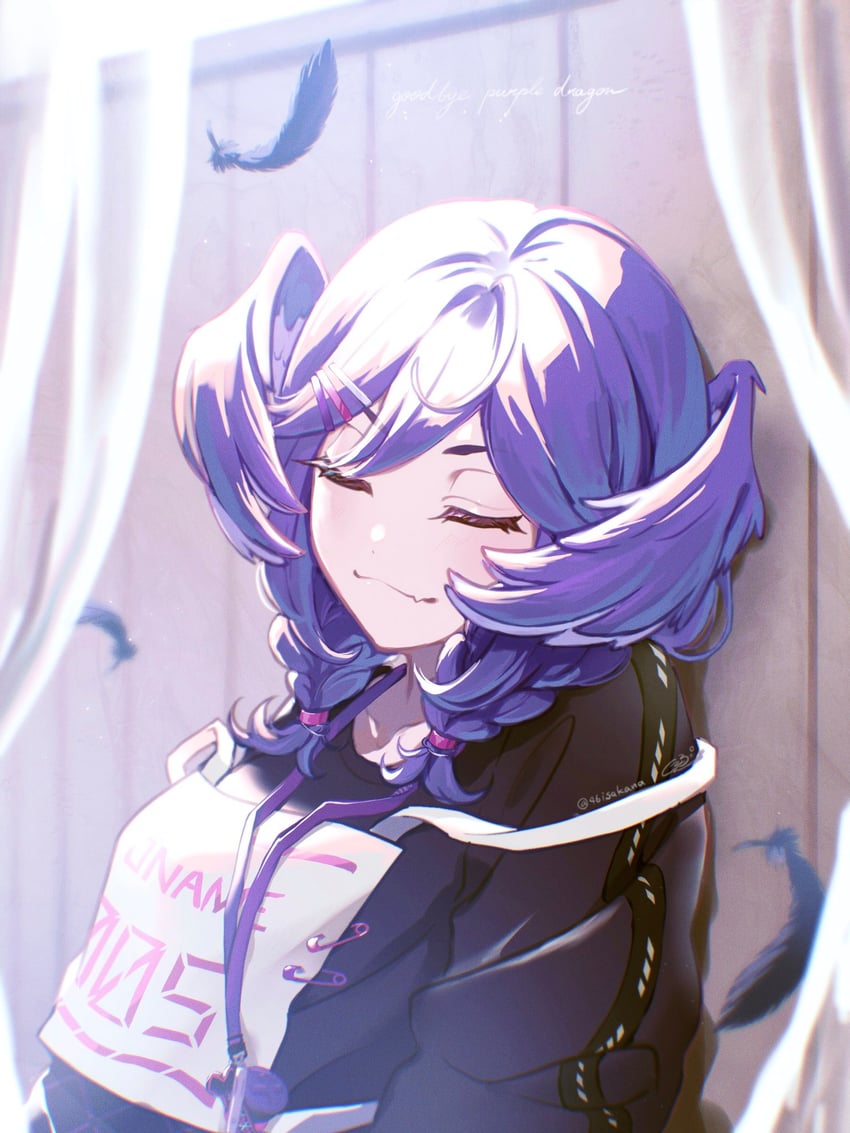 selen tatsuki (nijisanji and 1 more) drawn by 46isakana