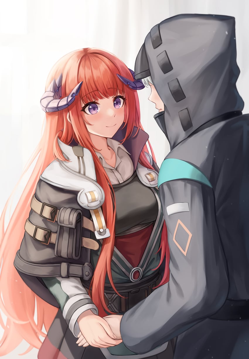 doctor and bagpipe (arknights) drawn by gongbangmanchi_(daisy_cutter)