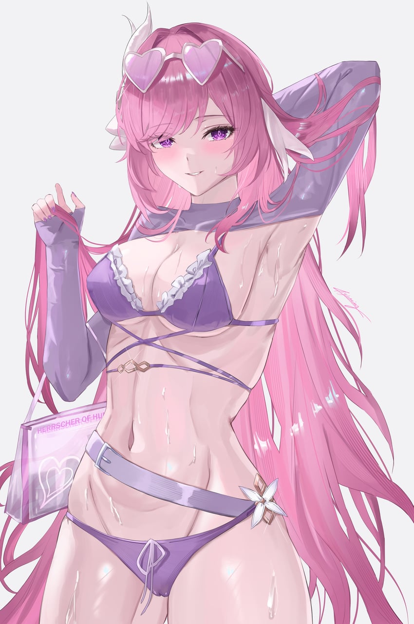 elysia (honkai and 1 more) drawn by miya-chan_(lightning0730)