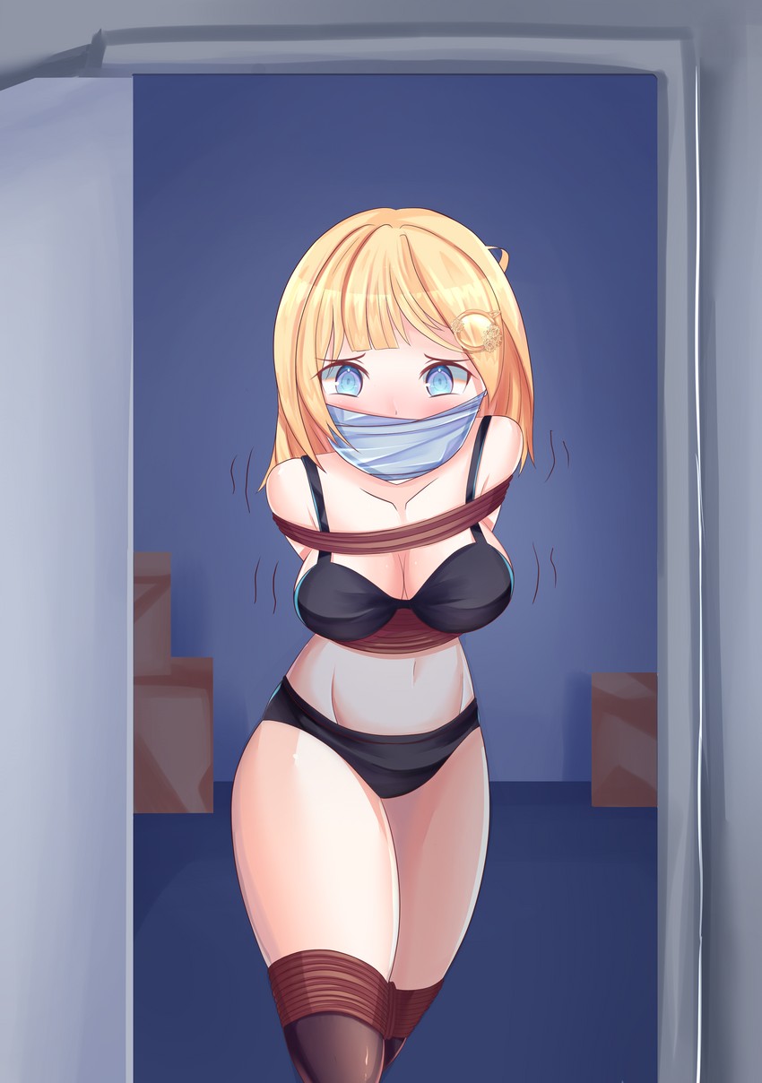 watson amelia (hololive and 1 more) drawn by kirbysquad101