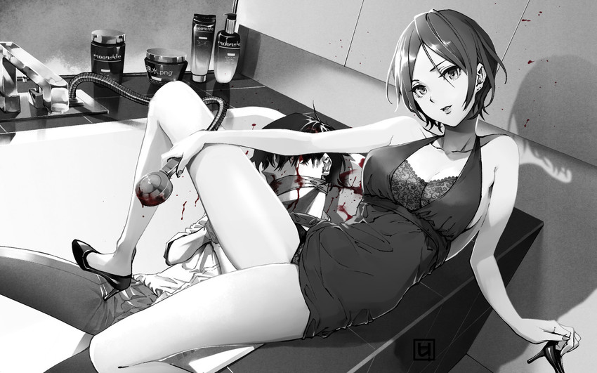producer and hayami kanade (idolmaster and 1 more) drawn by usui_ryuu