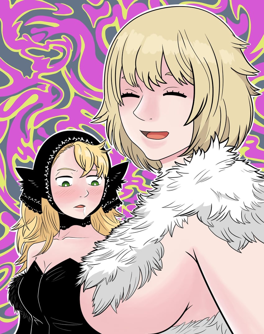 marcille donato and falin touden (dungeon meshi) drawn by alferhj
